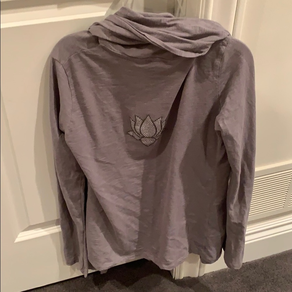 Aum-Couture Cardigan Sweater - Grey
